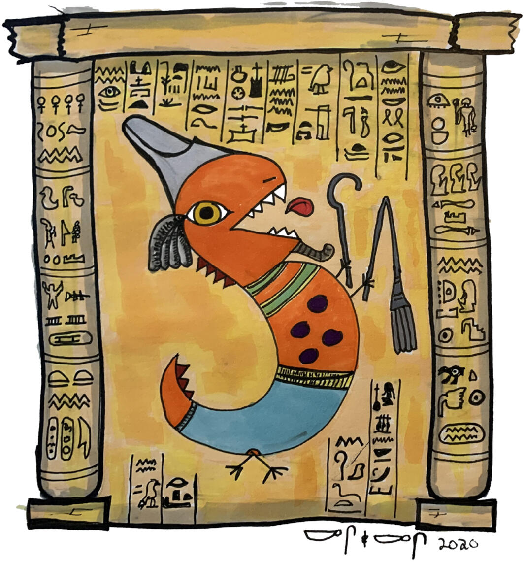 Trocious appears in ancient Egyptian tomb